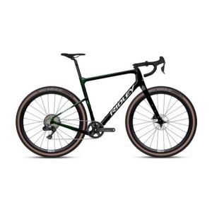 Velo de gravel ridley kanzo adventure shimano grx di2 11v 700 mm vert stellar noir