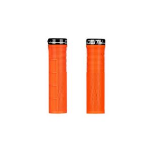 Paire de grips deity knuckleduster 132 mm orange