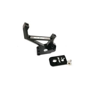 Adaptateur de frein a disque ice fast cnc 10 20 mm noir