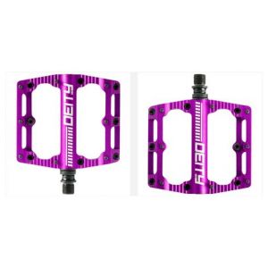 Paire de pedales plates deity black kat violet