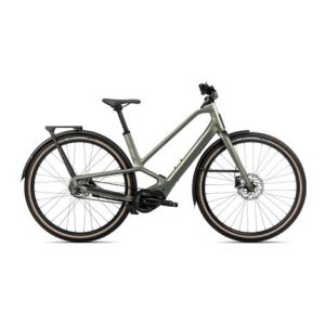 Velo de ville electrique orbea diem 20 shimano nexus inter 5 5v courroie 630 wh 700 mm vert gris spaceship 2025
