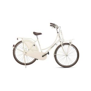 Velo hollandais dame 28  royal dutch monovitesse blanc hollandia