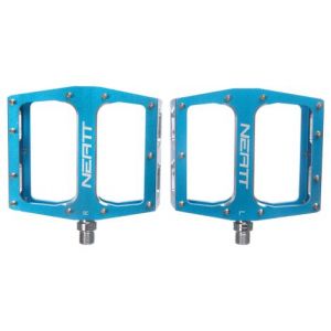 Paire de pedales plates neatt attack v2 xl 11 picots bleu