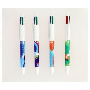 Stylo bille 4 couleurs &Eacute;dition 170 ans - Bic Pop