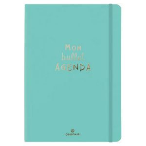 Agenda semainier 2024-2025 21.6 x 15.5 cm Bullet Menthe - Editions Oberthur