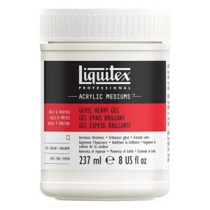 Medium-gel de texture pour acrylique 237ml épais brillant - Liquitex