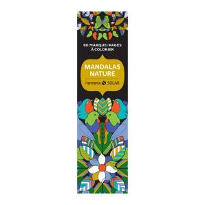 Marque-pages &agrave; colorier Mandalas Nature - Solar