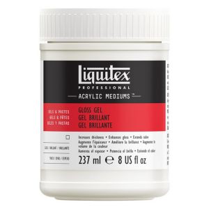Médium-gel de texture pour acrylique 237ml brillant - Liquitex