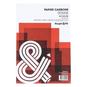 Feuille de papier carbone 42 x 54 cm 2 pcs Bleu