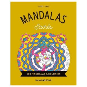 Livre de coloriage Mandalas Sacr&eacute;s - Solar