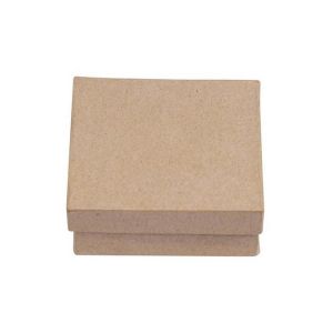 Boîte carrée 10 x 10 x 3,5 cm - Décopatch