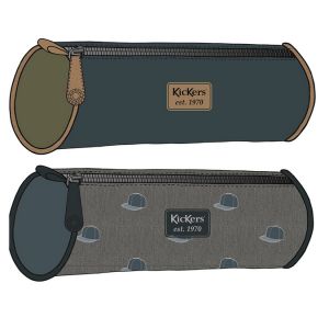 Trousse ronde 1 compartiment 22 x 8 cm Boy - Kickers