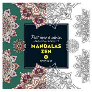 Petit livre à colorier Mandalas zen - Marabout