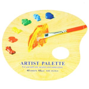 Palette pelable 25 x 30 cm 40 feuilles - Créa