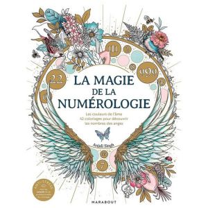 Livre de coloriage La magie de la num&eacute;rologie - Marabout