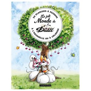Le joli monde de Diddl 30 planches &agrave; peindre &agrave; l'aquarelle ou &agrave; colorier - Larousse