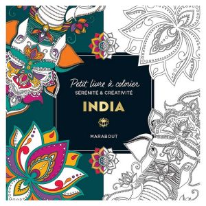 Petit livre &agrave; colorier India - Marabout