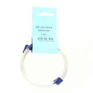 Fil d'aluminium recuit 2 mm x 5 m - Esprit Composite