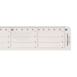 Règle à lavis 60 cm antitache - Minerva