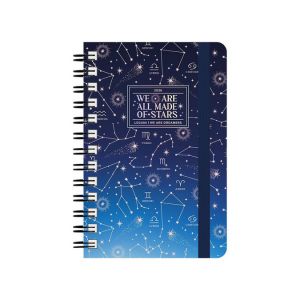 Agenda semainier 2026 &agrave; spirales Stars 15 x 21 cm - Legami