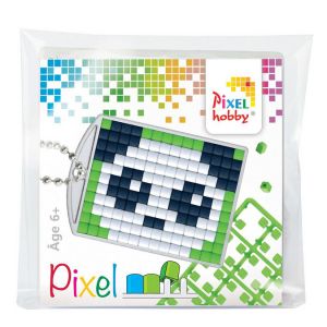 Kit cr&eacute;atif Pixel porte-cl&eacute; 4 x 3 cm - Panda - Pixel Hobby