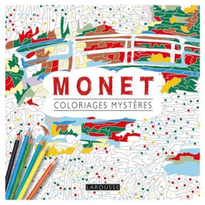 Livre de Coloriages mystères Monet - Larousse