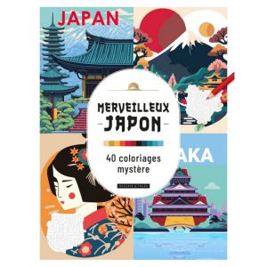 Merveilleux Japon 40 Coloriages mystères - Dessain et Tolra