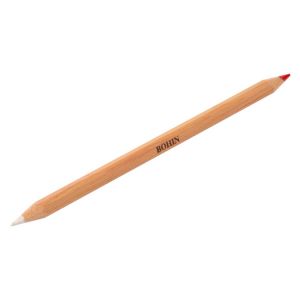 Crayon craie Textile bicolore Rouge et Blanc - Bohin