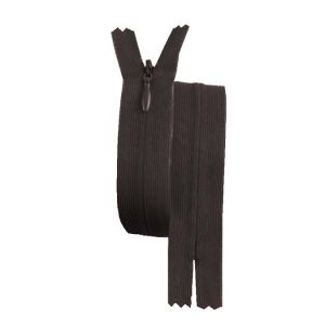 Fermeture zip Invisible 22 cm Z41 - ECLAIR Brou de noix