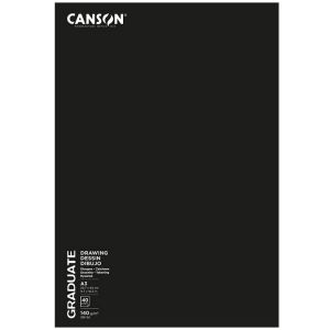 Carnet &agrave; dessin A3 Graduate 140g/m&sup2; 20 feuilles - Canson