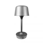Lampe &agrave; poser en m&eacute;tal Gris m&eacute;tallique