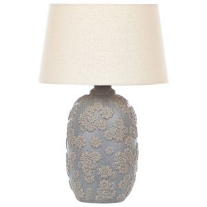 Lampe &agrave; poser c&eacute;ramique gris