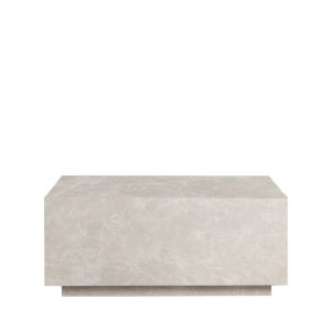 Table basse effet marbre 90x50cm - Gr&egrave;ge