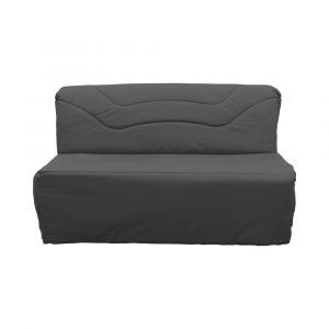 Housse de BZ en coton recycl&eacute; Anthracite-160 x 200 cm