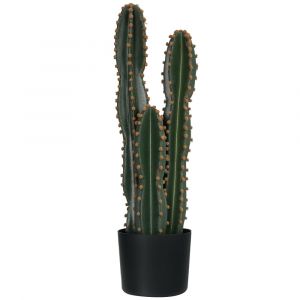 Cactus artificiel grand r&eacute;alisme 3 pieds &Oslash; 17 x 60H cm pot inclus