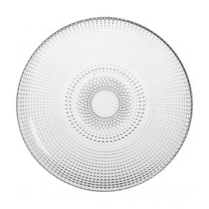 Assiette plate en verre D27cm