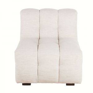 Chauffeuse nuage pour canap&eacute; modulable beige sable