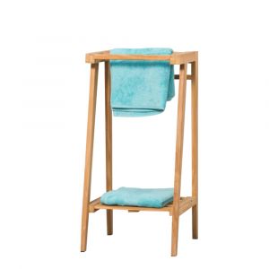 Porte serviette &agrave;  poser en teck
