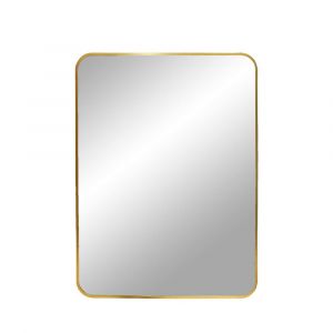 Miroir rectangulaire 50x70cm - Laiton
