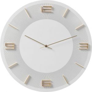 Horloge murale Leonardo blanche Kare Design