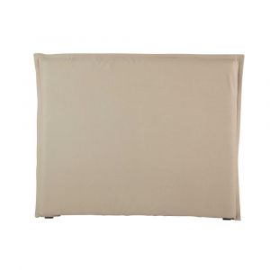 Housse de t&ecirc;te de lit 140 en lin lav&eacute;