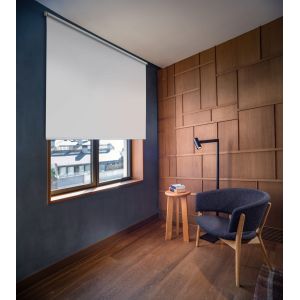 Store enrouleur occultant blanc 120 x 190 cm