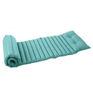 Coussin bain de soleil turquoise 60x180cm