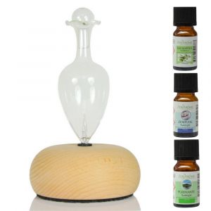 Diffuseur par N&eacute;bulisation Bao et 3 Huiles Sp&eacute;ciales T&eacute;l&eacute;travail