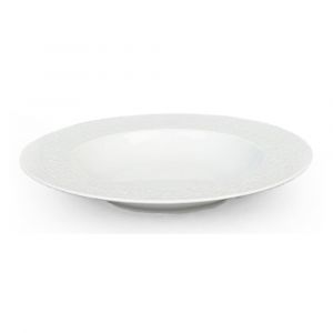 Assiette creuse en Porcelaine Blanc