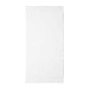 Serviette de bain en  coton blanc 50 x 100 cm