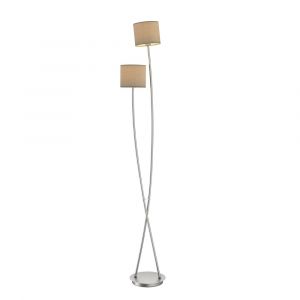 Lampadaire Tissu en Textile Beige