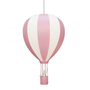 Suspension enfants Montgolfi&egrave;re Rose 46cm