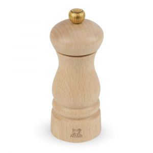 Moulin &agrave; poivre en bois naturel H13cm
