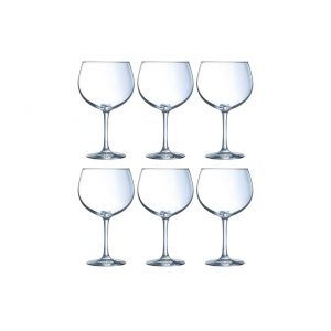 Lot de 6 Verres &agrave; Gin, transparent, 70 cl